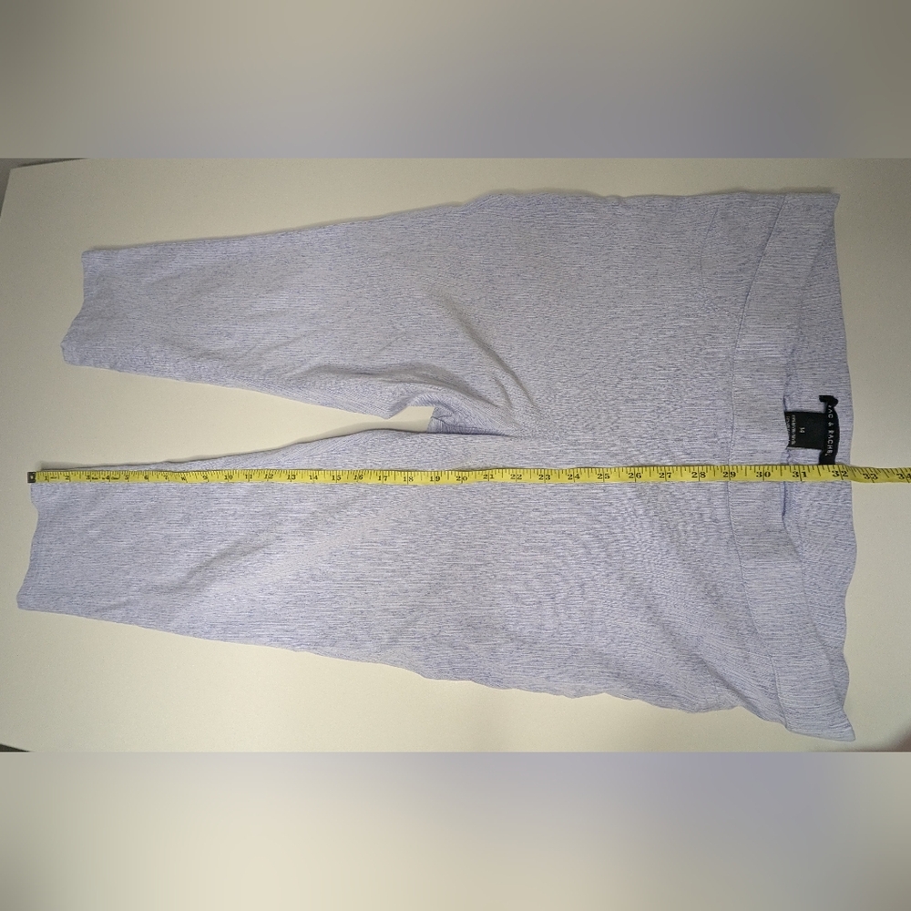 Zac & Rachel Womens Size 14 Blue White Ankle Pants - Picture 3 of 9
